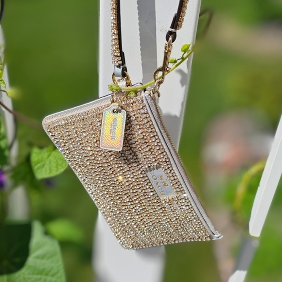 Coach Hologram Leather Corner Zip Wristlet 65517 (UPCRAFTED) - Picture 4 of 12